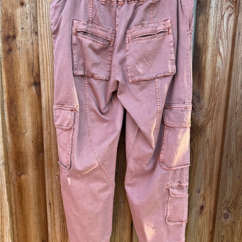 NWT Free People Cargo Pants with Pockets - Picture 2 of 3
